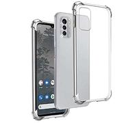 REY Funda Anti-Shock Gel Transparente para Nokia G60 5G, Ultra Fina 0,33mm, Esquinas Reforzadas, Silicona TPU de Alta Resistencia y Flexibilidad