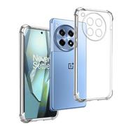 REY Funda Anti-Shock Gel Transparente para ONEPLUS Ace 5 5G - Ace 5 Pro 5G - 13R, Ultra Fina 0,33mm, Esquinas Reforzadas, Silicona TPU de Alta Resistencia y Flexibilidad