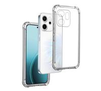 REY Funda Anti-Shock Gel Transparente para OPPO RENO14 F - RENO14 FS, Ultra Fina 0,33mm, Esquinas Reforzadas, Silicona TPU de Alta Resistencia y Flexibilidad