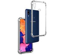 REY - Funda Anti-Shock Gel Transparente para Samsung Galaxy A20e, Ultra Fina 0,33mm, Esquinas Reforzadas, Silicona TPU de Alta Resistencia y Flexibilidad