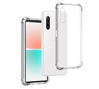 REY Funda Anti-Shock Gel Transparente para Sony Xperia 10 IV, Ultra Fina 0,33mm, Esquinas Reforzadas, Silicona TPU de Alta Resistencia y Flexibilidad