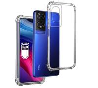 REY Funda Anti-Shock Gel Transparente para TCL 505 4G, Ultra Fina 0,33mm, Esquinas Reforzadas, Silicona TPU de Alta Resistencia y Flexibilidad