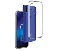 REY - Funda Carcasa Gel Transparente para ALCATEL 3L - ALCATEL 1S 2020, Ultra Fina 0,33mm, Silicona TPU de Alta Resistencia y Flexibilidad