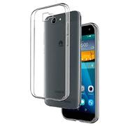 REY Funda Carcasa Gel Transparente para Huawei Ascend G7, Ultra Fina 0,33mm, Silicona TPU de Alta Resistencia y Flexibilidad