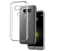 REY Funda Carcasa Gel Transparente para LG G5, Ultra Fina 0,33mm, Silicona TPU de Alta Resistencia y Flexibilidad