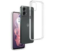 REY Funda Carcasa Gel Transparente para Motorola Moto G 5G 2024, Ultra Fina 0,33mm, Silicona TPU de Alta Resistencia y Flexibilidad