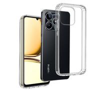 REY Funda Carcasa Gel Transparente para OPPO REALME C53 4G - REALME NARZO N53 4G - REALME Note 50 4G - REALME C51 4G, Ultra Fina 0,33mm, Silicona TPU de Alta Resistencia y Flexibilidad