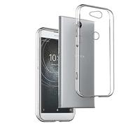 REY Funda Carcasa Gel Transparente para Sony Xperia XA2, Ultra Fina 0,33mm, Silicona TPU de Alta Resistencia y Flexibilidad
