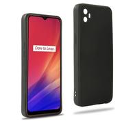 REY Funda Carcasa para OPPO REALME C3, Anti-Deslizante Negra, Elegante y Ligera, TPU Flexible Premium