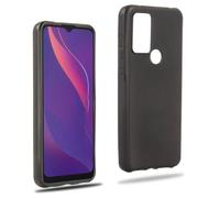 REY Funda Carcasa para TCL 306-305 - 30E - 30 SE, Anti-Deslizante Negra, Elegante y Ligera, TPU Flexible Premium