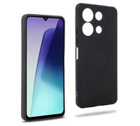 REY Funda Carcasa para UMIDIGI G9 5G - G9T - G9C, Anti-Deslizante Negra, Elegante y Ligera, TPU Flexible Premium