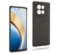 REY Funda Carcasa para Vivo V40 Lite 5G, Anti-Deslizante Negra, Elegante y Ligera, TPU Flexible Premium