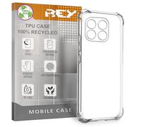 REY Funda para Motorola Edge 60 Fusion - Edge 60 - Edge 60s, Anti-Shock Ecológica y Transparente, Ultra Fina 0,33mm, Esquinas Reforzadas, Silicona TPU Reciclado de Alta Resistencia y Flexibilidad