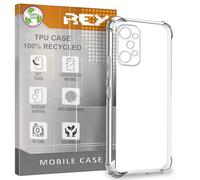 REY Funda para REALME GT Neo 2 5G - Q5 Pro - GT Neo 3T - REALME GT 2, Anti-Shock Ecológica y Transparente, Ultra Fina 0,33mm, Esquinas Reforzadas, Silicona TPU Reciclado