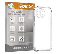REY Funda para TCL 60 5G - 60R, Anti-Shock Ecológica y Transparente, Ultra Fina 0,33mm, Esquinas Reforzadas, Silicona TPU Reciclado de Alta Resistencia y Flexibilidad