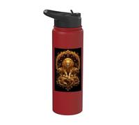 Rey León Arrojado Real Poder Fuerza Valor Sabana Stainless Steel Insulated Water Bottle
