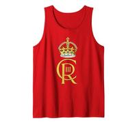 Rey monarca británico Larga Vida al Rey Dios Salve al Rey Camiseta sin Mangas