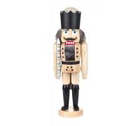 Rey Nuez De Madera Natural BxHxT = 13x39x10 cm NUEVO Figura De Nuez