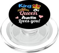 Rey o Reina tía te ama género revelan Coincidencia PopSockets PopGrip para MagSafe