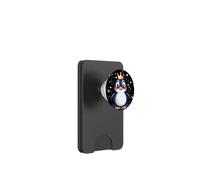 Rey pingüino con un toque cómico para los fans de Crown y Kingdom PopSockets PopWallet para MagSafe