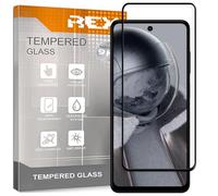 REY Protector de Pantalla Curvo para HMD Pulse 4G - Pulse+ 4G - Pulse Pro 4G, Negro, Cristal Vidrio Templado Premium, 3D / 4D / 5D, Anti Roturas