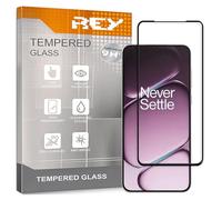 REY Protector de Pantalla Curvo para ONEPLUS Nord CE5, Negro, Cristal Vidrio Templado Premium, 3D / 4D / 5D, Anti Roturas