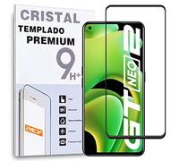 REY Protector de Pantalla Curvo para REALME GT Neo 2 - GT Neo 3T, Negro, Cristal Vidrio Templado Premium, 3D / 4D / 5D, Anti Roturas