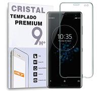REY Protector de Pantalla Curvo para Sony Xperia XZ3, Transparente, Cristal Vidrio Templado Premium, 3D / 4D / 5D