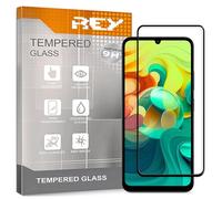REY Protector de Pantalla Curvo para SPC Discovery 2, Negro, Cristal Vidrio Templado Premium, 3D / 4D / 5D, Anti Roturas