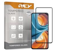 REY Protector de Pantalla Curvo para TCL NXTPAPER 70 Pro, Negro, Cristal Vidrio Templado Premium, 3D / 4D / 5D, Anti Roturas