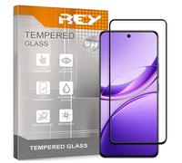 REY Protector de Pantalla Curvo para Vivo V50 Lite 4G/5G, Negro, Cristal Vidrio Templado Premium, 3D / 4D / 5D, Anti Roturas