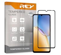 REY Protector de Pantalla Curvo para ZTE Blade A36 - Blade A56, Negro, Cristal Vidrio Templado Premium, 3D / 4D / 5D, Anti Roturas
