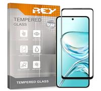 REY Protector de Pantalla Curvo para ZTE Nubia Focus 2 Ultra, Negro, Cristal Vidrio Templado Premium, 3D / 4D / 5D, Anti Roturas
