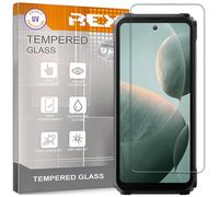 REY Protector de Pantalla para BLACKVIEW BV5300 -BV5300 Plus - BV5300 Pro, Cristal con Doble Protección UV, Vidrio Templado Premium 9H+