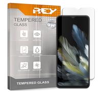 REY Protector de Pantalla para BLACKVIEW Wave 8 - Wave 8C - OSCAL Flat 2, Cristal Vidrio Templado Premium