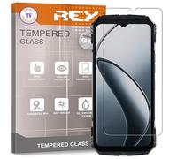 REY Protector de Pantalla para DOOGEE S118 - S118 Pro - Blade GT - GT Ultra - S119, Cristal con Doble Protección UV, Vidrio Templado Premium 9H+