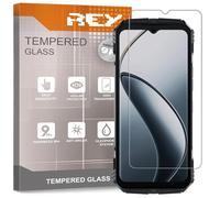 REY Protector de Pantalla para DOOGEE S118 - S118 Pro - Blade GT - GT Ultra - S119, Cristal Vidrio Templado Premium