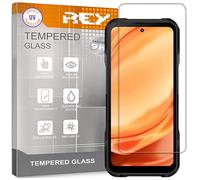 REY Protector de Pantalla para DOOGEE V20s, Cristal con Doble Protección UV, Vidrio Templado Premium 9H+