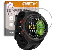 REY Protector de Pantalla para Garmin Approach S70 42mm - Descent G2, Cristal con Doble Protección UV, Vidrio Templado Premium 9H+