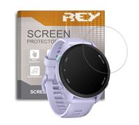 REY Protector de Pantalla para Garmin Forerunner 170-170 Music - 70, Cristal Vidrio Templado Premium