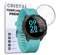 REY Protector de Pantalla para Garmin Forerunner 220 225 235 620 - Garmin Forerunner 965 - Fenix 8 51mm - Enduro 3, Cristal Vidrio Templado Premium
