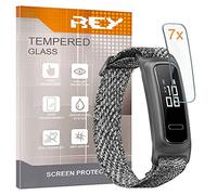 REY Protector de Pantalla para Huawei Band 4E, Anti Rayaduras, Anti Humedad (Pack 7X)