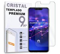REY Protector de Pantalla para Huawei Mate 20 Lite, Cristal Vidrio Templado Premium