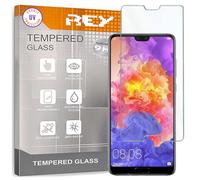 REY Protector de Pantalla para Huawei P20 Pro, Cristal con Doble Protección UV, Vidrio Templado Premium 9H+