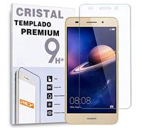 REY Protector de Pantalla para Huawei Y6 II 2016, Cristal Vidrio Templado Premium