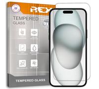 REY Protector de Pantalla para iPhone 15 Plus 6,7" - iPhone 15 Pro MAX 6,7" - 16 Plus 6,7'', Cristal con Doble Protección UV, Vidrio Templado Premium 9H+