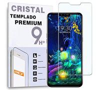 REY Protector de Pantalla para LG V50 THINQ - THINQ 5G, Cristal Vidrio Templado Premium