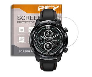 REY Protector de Pantalla para MOBVOI TICWATCH Pro 3 GPS - Pro 3 Ultra, Cristal Vidrio Templado Premium