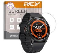 REY Protector de Pantalla para MOBVOI TICWATCH Pro 5 Enduro, Cristal con Doble Protección UV, Vidrio Templado Premium 9H+