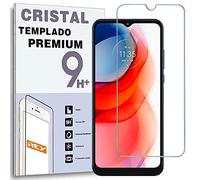 REY Protector de Pantalla para Motorola Moto G Play - E20 - E30 - E40, Cristal Vidrio Templado Premium